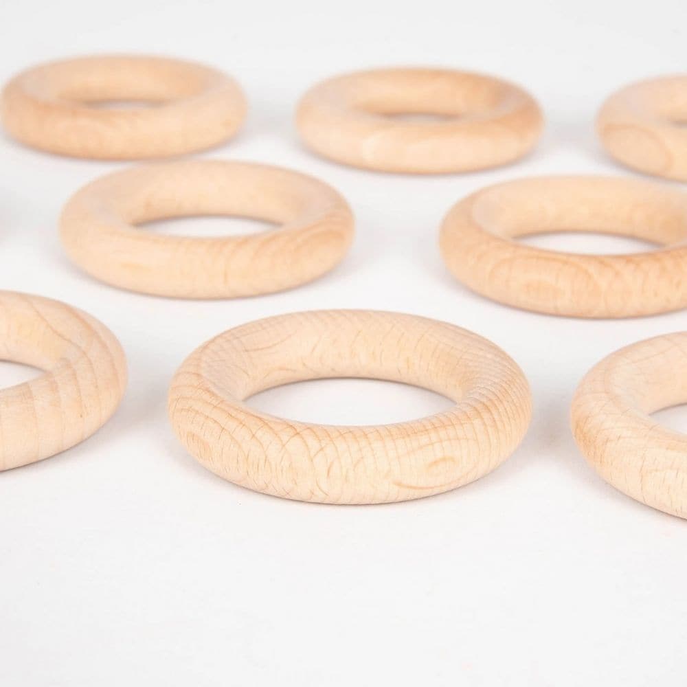 Beechwood Rings Pack of 10, Beechwood Rings Pack of 10,Heuristic Play,Heuristic Play babies,baby Heuristic Play,toddler Heuristic Play,Heuristic Play resources,Heuristic Play ideas, Beechwood Rings Pack of 10,Designed to open up a new world of discovery and play, this 56mm Pack of 10 Beechwood Rings is ideal for igniting the imagination in toddlers. Designed for heuristic play which is rooted in children's natural curiosity, these simple wooden Beechwood Rings create a treasure trove of play ideas that help