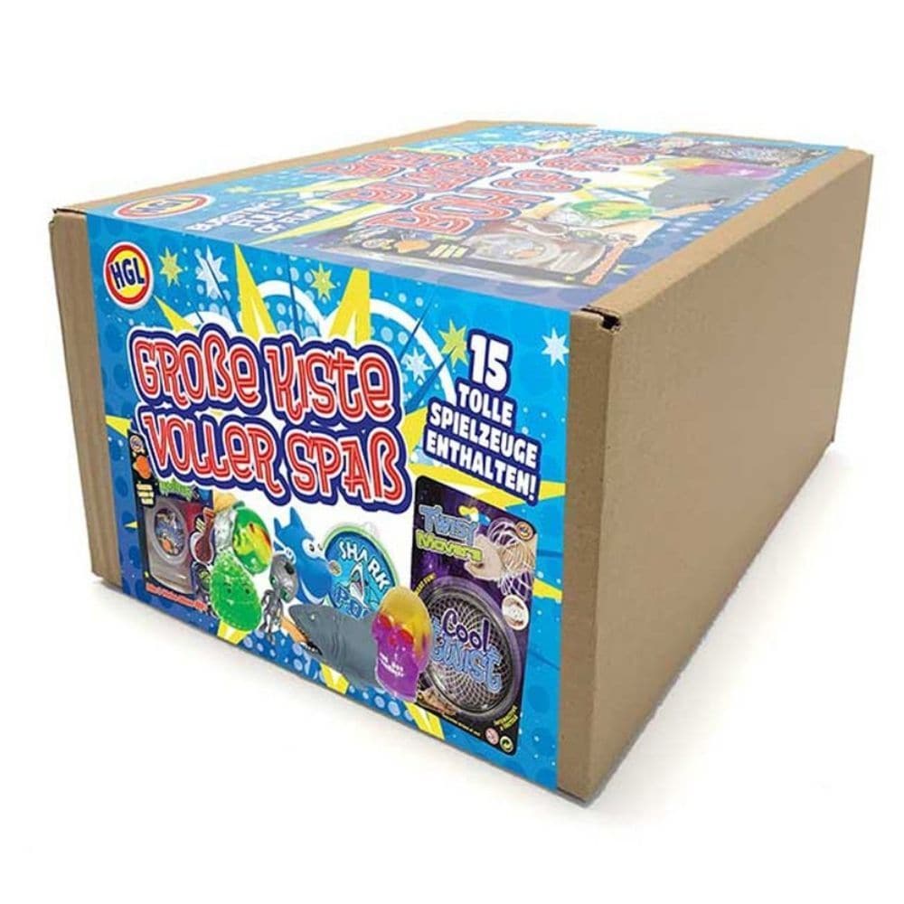 Big Bumper Box of Fun Blue, Big Bumper Box of Fun Blue,toy mystery box,mystrery box children, children mystery box toys,childrens pocket money toys, Big Bumper Box of Fun Blue,Introducing the Big Bumper Box of Fun Blue – an exciting box brimming with 15 surprise toys designed to delight and entertain. Perfect as a standalone gift or as a treasure chest of goodies for party prizes, stocking fillers, and scavenger hunts, this bumper box offers endless fun and great value. Each Big Bumper BoxIntroducing the Bi