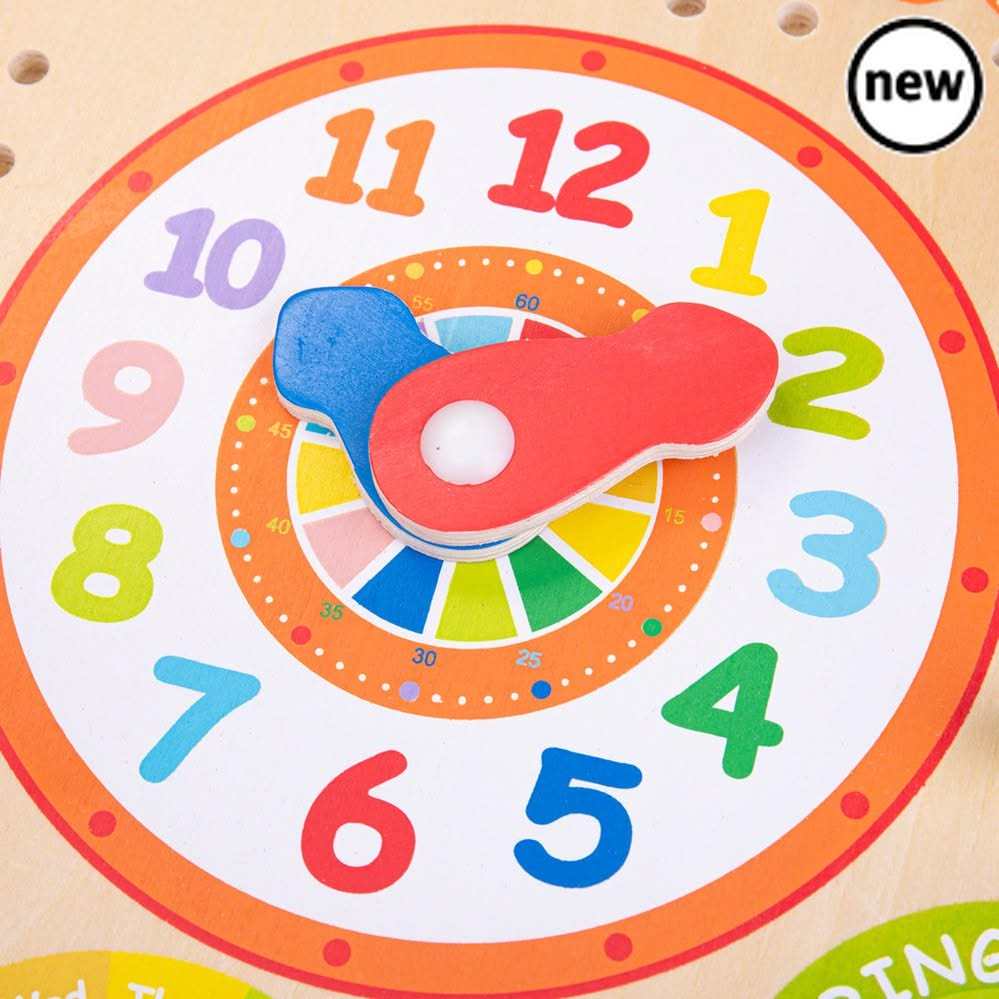 Bigjigs Calendar, Bigjigs Calendar,Wooden toys,Bigjigs wooden toys,wooden toys,Bigjigs discount codes, Bigjigs Calendar,Bigjigs Wooden Clock and Calendar The Bigjigs Wooden Clock and Calendar is an engaging and educational tool designed to help children learn how to tell the time, understand the calendar, and explore seasons and weather patterns. This vibrant wooden activity board combines fun and functionality, making it a fantastic ad,BigjigsBigjigs Wooden Clock and Calendar The Bigjigs Wooden Clock and C