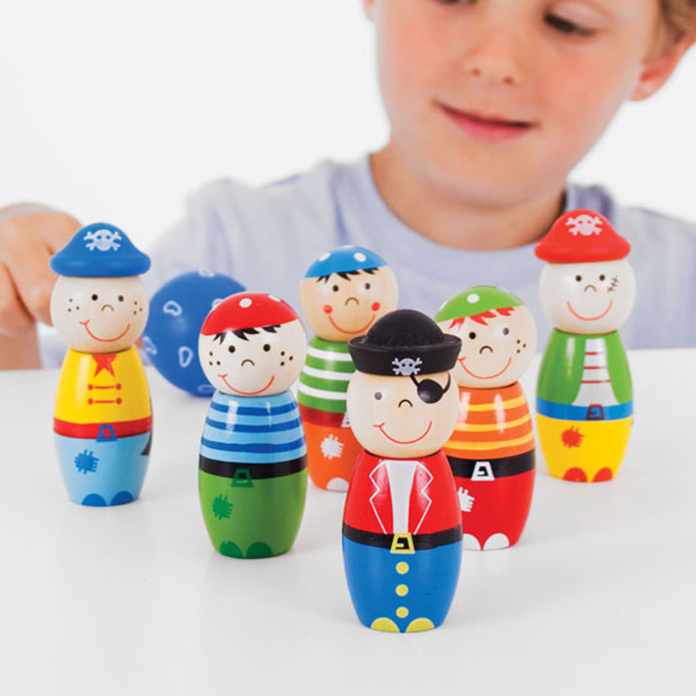 Bigjigs Pirate Skittles, Pirate Skittles,Bigjigs Pirate Skittles,Hope Education Discount Code,Hope Education Discount, Bigjigs Pirate Skittles,These brightly coloured Bigjigs Pirate Skittles are ready for action.They love nothing more than being knocked over, straightened up, and then knocked over again! It's a classic game that's perfect for extended play sessions with family and friends. Bigjigs Pirate Skittles Features: Quality Craftsmanship: Crafted fromThese brightly coloured Bigjigs Pirate Skittles ar