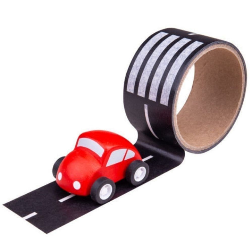 Bigjigs Roadway Tape, Bigjigs Roadway Tape,Children's play resources,wooden toys,Railway tape,Traditional toys, Bigjigs Roadway Tape,Bigjigs Roadway Tape – Create a New Adventure Every Time! Unleash your child’s creativity with the Bigjigs Roadway Tape, a durable and tactile play tape that allows kids to design their own road layouts time and time again. Perfect for sparking imaginative role play, this versatile tape can be used on floors, walls, an,BigjigsBigjigs Roadway Tape – Create a New Adventure Every