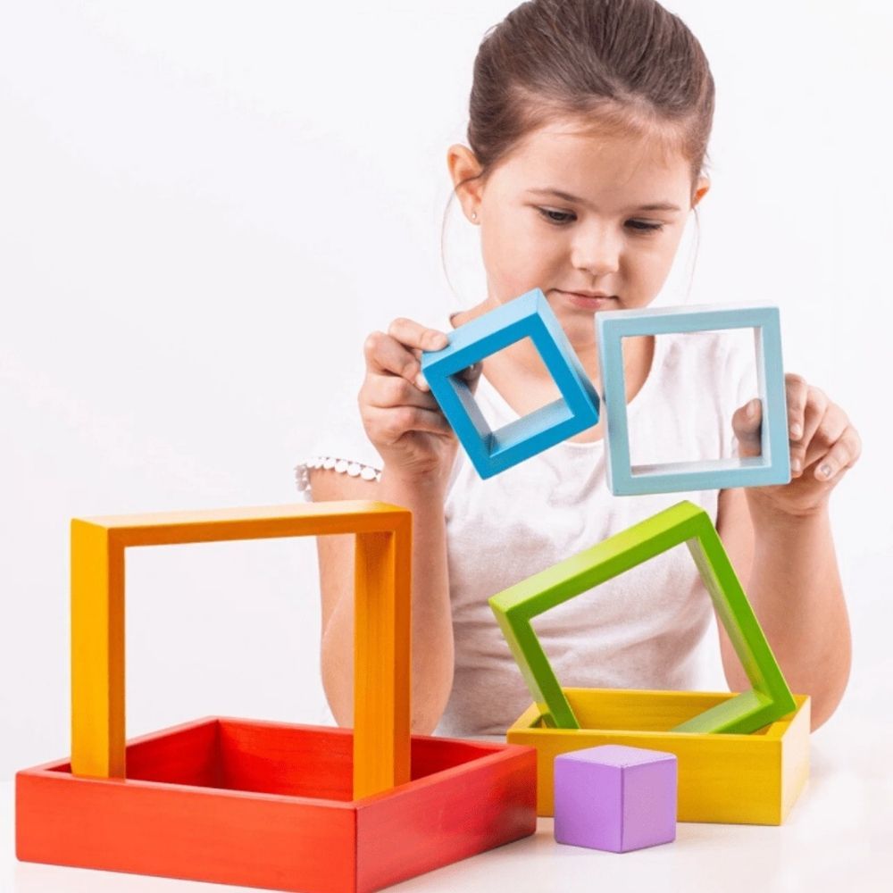 Bigjigs Stacking Squares, Bigjigs Stacking Squares,Bigjigs wooden toys,nursery toys, discount code,Bigjigs coupon,Educational Toys,themodernnursery.com discount code, Bigjigs Stacking Squares,The play possibilities are endless with these Bigjigs Stacking Squares With no guidelines or rules, creative youngsters can stack the Bigjigs Stacking Squares in any way they decide, discovering unique uses for each of the triangles. Little hands can assemble a variety of shapes and objects while learning all aboutThe 