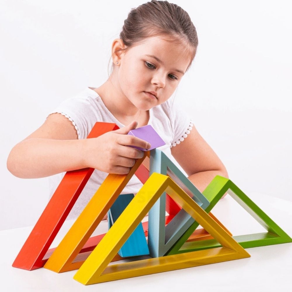 Bigjigs Stacking Triangles, Bigjigs Stacking Triangles,Bigjigs wooden toys,nursery toys, discount code,Bigjigs coupon,Educational Toys,themodernnursery.com discount code, Bigjigs Stacking Triangles,Bigjigs Stacking Triangles – A World of Creative Possibilities Unleash endless fun and creativity with the Bigjigs Stacking Triangles! This versatile toy offers limitless play possibilities, allowing children to explore and create in an open-ended way. With no rules orBigjigs Stacking Triangles – A World of Creat