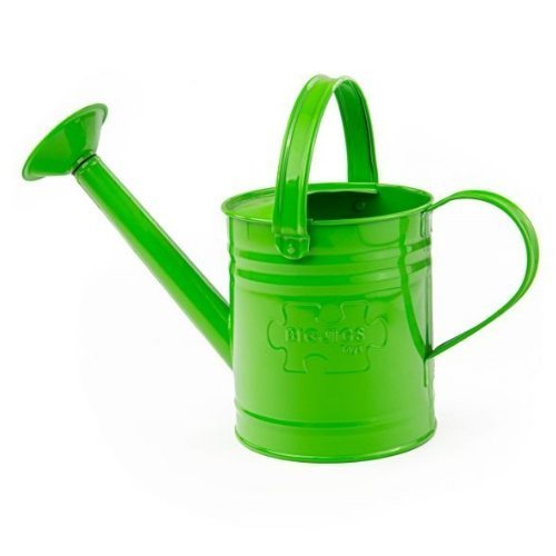 Bigjigs Toys Green Watering Can, Green Watering Can,Bigjigs watering can,Childrens watering can,messy play toys,water play toys,watering can for children,watering can kids, Bigjigs Toys Green Watering Can,The Bigjigs Toys Green Watering Can is the perfect companion for lively young gardeners who want to help Mum and Dad water the plants. Designed with little hands in mind, this watering can features both a top and side handle, making it easy for children to hold and pour water. With its fixed spout, this wa