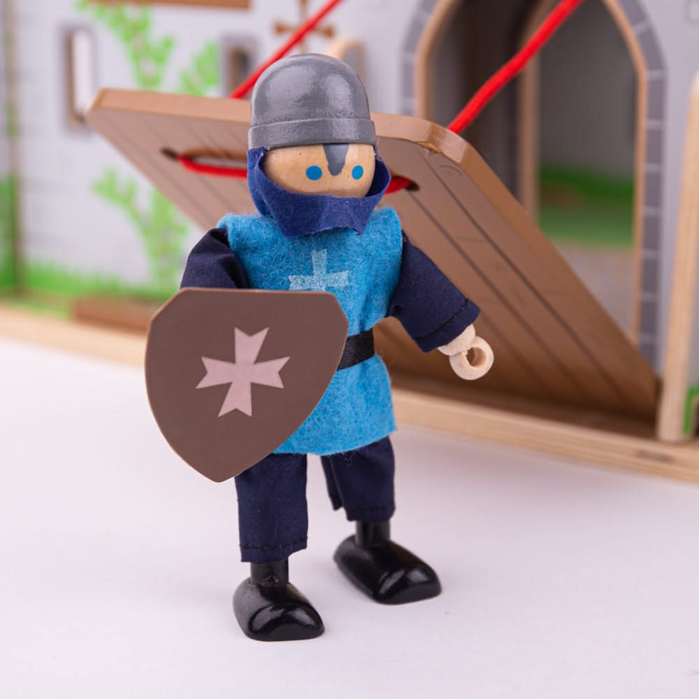 Bigjigs Toys Wooden Knight Toys Set, Bigjigs Toys Wooden Knight Toys Set,Wooden toys,wooden sensory toys,wooden toy, Bigjigs Toys Wooden Knight Toys Set,The Bigjigs Toys Wooden Knight Toys Set includes four medieval dolls that are perfect for historic and creative pretend play sessions. With flexible, poseable arms and legs, each of the figures can stand or sit during playtime. Our knights castle toys are a great addition to King George’s Castle, a magnificentThe Bigjigs Toys Wooden Knight Toys Set includes