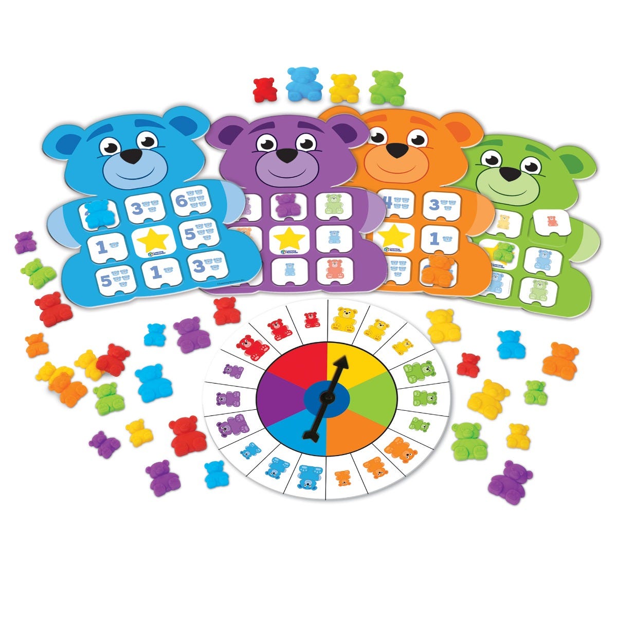 Bingo Bears, Bingo Bears,Learning Resources Bingo Bears,Learning Resources toys, Bingo Bears,Bingo Bears: A Fun and Educational Twist on a Classic Game Bingo Bears is the perfect way to combine fun and learning, making it a standout choice for classrooms and family game nights. This engaging game helps young children build foundational skills in number recognition, colourBingo Bears: A Fun and Educational Twist on a Classic Game Bingo Bears is the perfect way to combine fun and learning, making it a standou