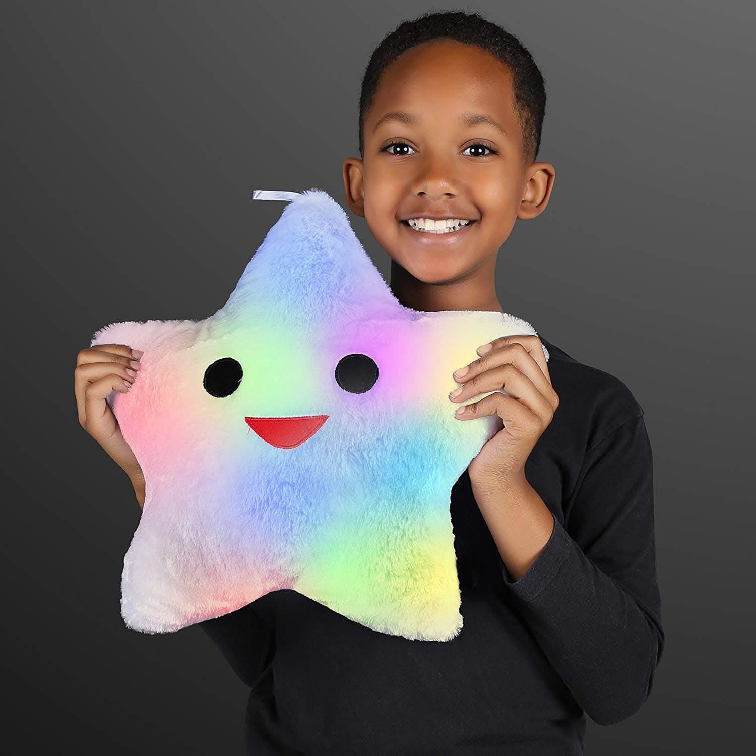 Light up star cushion best sale