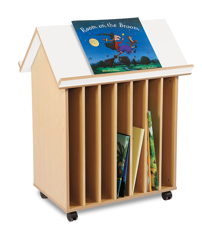 Bubblegum Big Book House, Bubblegum Big Book House,Big Book Holder,Classroom Storage Unit,Classroom Storage Unit,Classroom Cupboard,Classroom storage,classroom storage cupboard, Bubblegum Big Book House,The Bubblegum big book house incorporates 7 slots for storing children’s books in a fun and creative way. Designed for use in schools, pre-schools and nurseries. The Bubblegum big book storage unit can be situated in a school library or in a classroom reading corner. Constructed from 18mm MFC in modern Japan