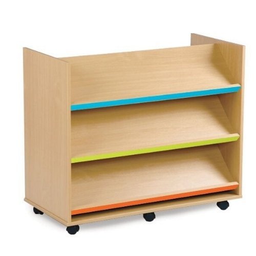 Bubblegum Double Sided Library Unit, Bubblegum Double Sided Library Unit.Bubblegum Double Sided Library Unit.School library furniture, Bubblegum Double Sided Library Unit,Brighten up your school library or reading corner with our Bubblegum Double Sided Library Unit The Bubblegum Double Sided Library Unit has 3 angled shelves on each side for displaying books face on making it easier for children to view book titles. The Bubblegum Double Sided Library Unit will add a splash ofBrighten up your school library 