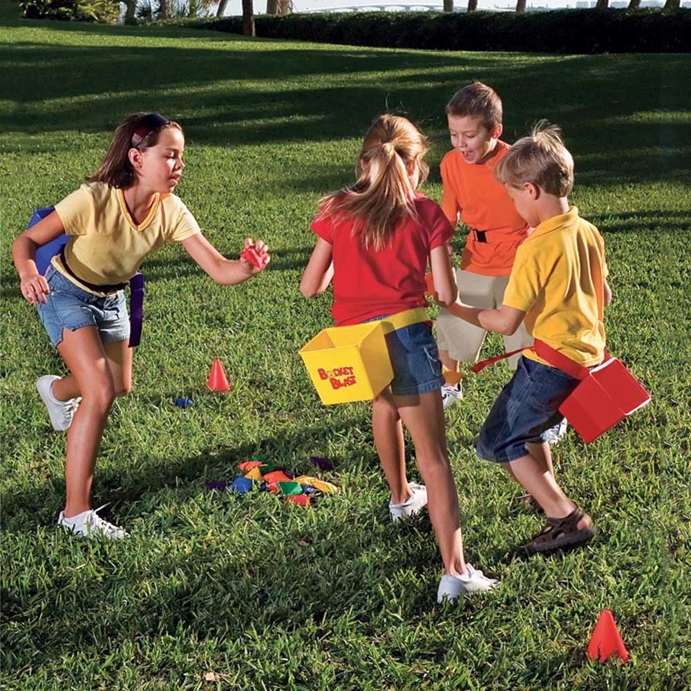 Bucket Blast Game, Bucket Blast Game,special needs balancing toys,balance games,balance game,play ground games,PE Games,school pe equipment, Bucket Blast Game,15 party games in one! The games where Buckets, Bean Bags, and Water come together in a frenzy of physical fun! This versatile game keeps the action moving at any party or gathering. Kids and adults toss, run, balance, chase, strategize, and team up for points and laughs.The Bucket15 party games in one! The games where Buckets, Bean Bags, and Water co