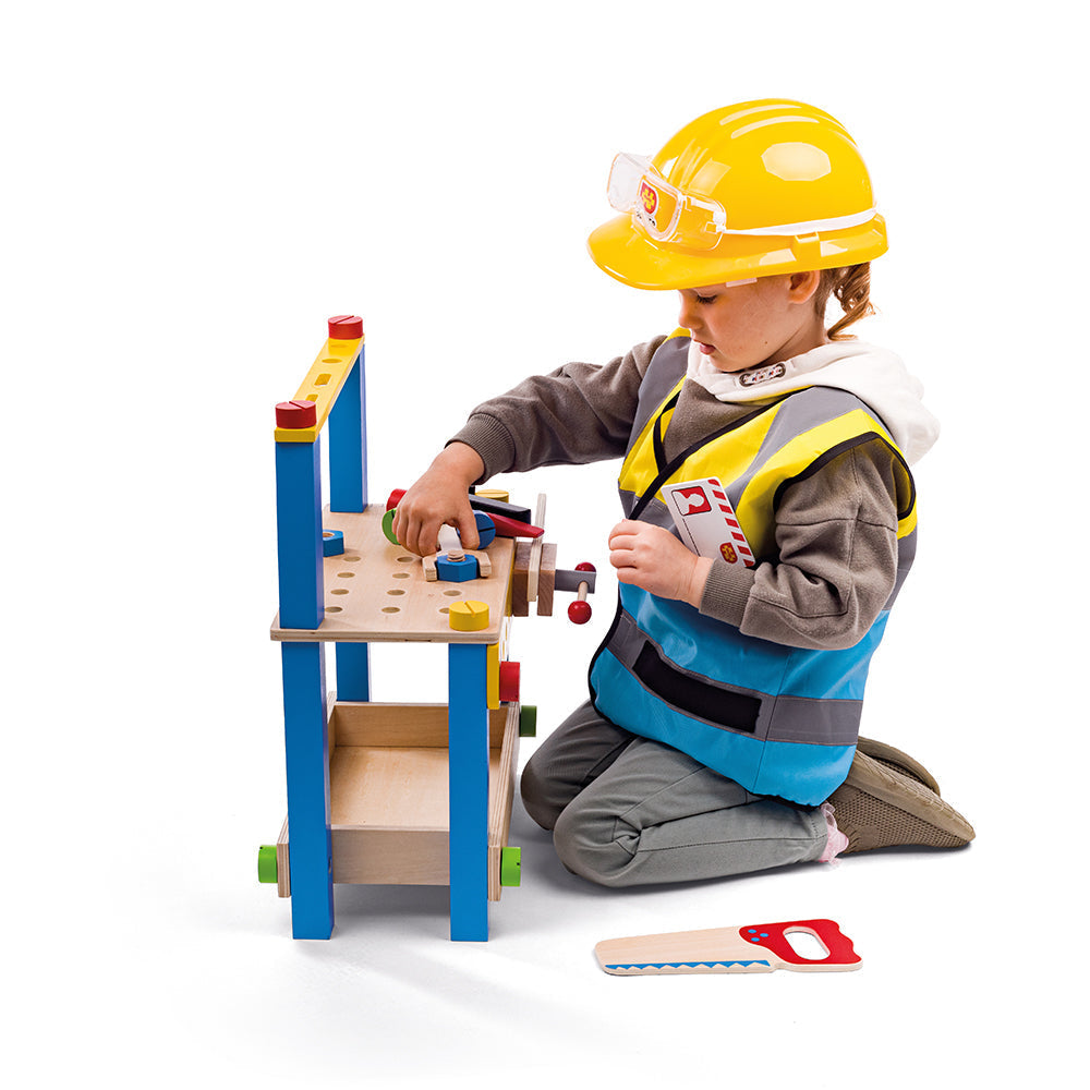 Builder Dress Up, Builder Dress Up, Builders fancy dress,Builders costumes, Builders fancy dress, Builder Dress Up,It’s a busy day on the building site! Little builders can put on their Builder Kids Fancy Dress Costumes and get to work laying bricks, mixing cement and much more - there’s always something to be done. This children’s dressing up clothes set comes with a fluorescent yellow and blue jacket, wooden saw, screwdriver, wreBuilder DressIt’s a busy day on the building site! Little builders can put on