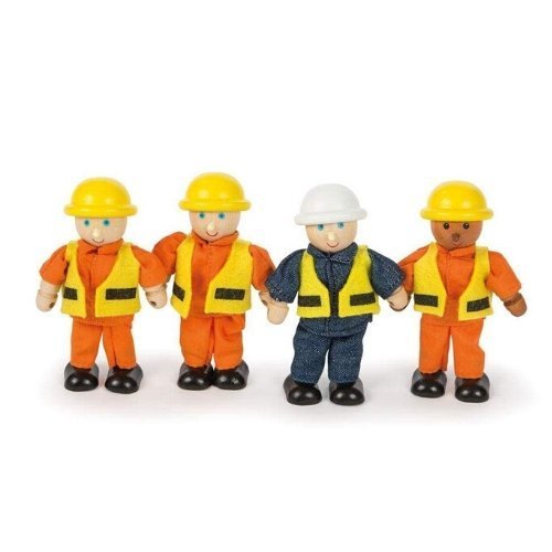 Builders Figures, Builders Figures,Dolls House,childrens dolls house,nursery dolls house,large dolls house,kids dolls house, Builders Figures,Introducing the Tidlo Builders Figures - the perfect addition to your bustling construction site! This set includes four Builders, each dressed in high visibility jackets and hard hats, ready to tackle any building project with a smile.With their flexible and poseable arms and legs, these construction site workers can ,BuildersIntroducing the Tidlo Builders Figures - 