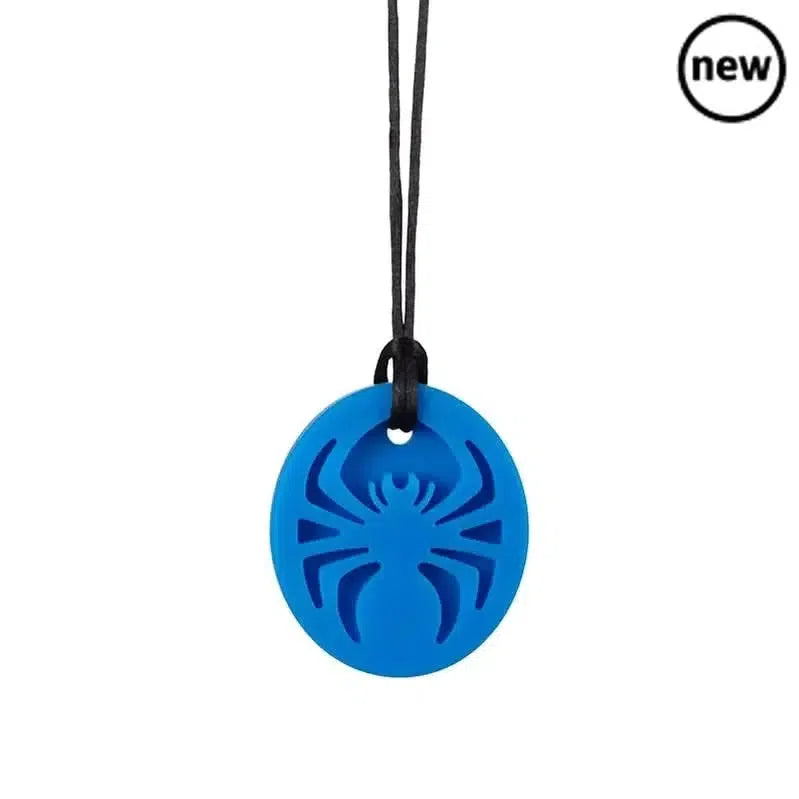 CHUIT Spider Sense Chew Necklace, CHUIT Spider Sense Chew Necklace,Chew Necklace,Sensory Chews, Sensory Chews Direct,Sensory-Direct Chew Supplier,sensory chews, CHUIT Spider Sense Chew Necklace,The CHUIT Spider Sense Chew Necklace is the ultimate accessory for anyone who needs a safe and discreet solution for their chewing needs. Designed with Spider-Man and creepy crawly fans in mind, this chew necklace not only provides a cool and edgy look but also serves as a fantastic oral and hand fidget.Whether it'sT