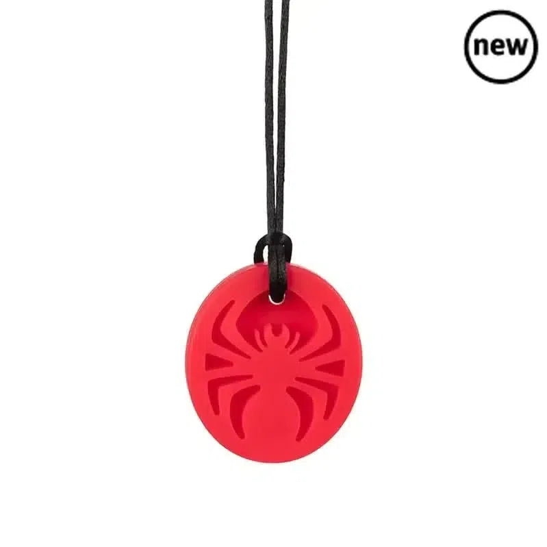 CHUIT Spider Sense Chew Necklace, CHUIT Spider Sense Chew Necklace,Chew Necklace,Sensory Chews, Sensory Chews Direct,Sensory-Direct Chew Supplier,sensory chews, CHUIT Spider Sense Chew Necklace,The CHUIT Spider Sense Chew Necklace is the ultimate accessory for anyone who needs a safe and discreet solution for their chewing needs. Designed with Spider-Man and creepy crawly fans in mind, this chew necklace not only provides a cool and edgy look but also serves as a fantastic oral and hand fidget.Whether it'sT