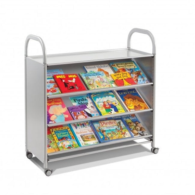 Callero Tilted Shelf Unit, Callero Tilted Shelf Unit,classroom storage equipment,classroom storage trolley, Callero Tilted Shelf Unit,Callero Tilted Shelf Unit – Flexible and Versatile Storage for Classrooms and Libraries The Callero Tilted Shelf Unit is a practical and stylish storage solution, designed to provide flexibility and organisation in schools, libraries, or classrooms. With its three wide tilted shelves, this unit is perfect for storingCallero Tilted Shelf Unit – Flexible and Versatile Storage f