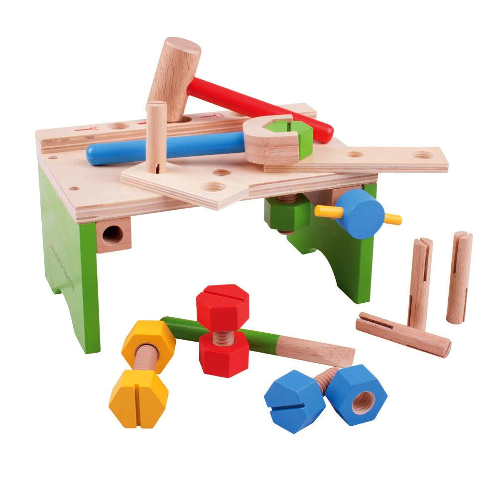 Carpenter's Bench, Carpenter's Bench,Bigjigs Carpenter's Bench,Bigjigs toys,Carpenter's Bench, Carpenter's Bench,The Bigjigs Toys Carpenter’s Bench will introduce your budding woodworker to the joys of working with carpentry and construction tools. It guarantees hours of imaginative play and encourages hand/eye coordination skills! Looking for woodworking projects for kids? The Carpenter’s Bench comes with 14 lifelike wooden tool,Carpenter's BenchThe Bigjigs Toys Carpenter’s Bench will introduce your buddin