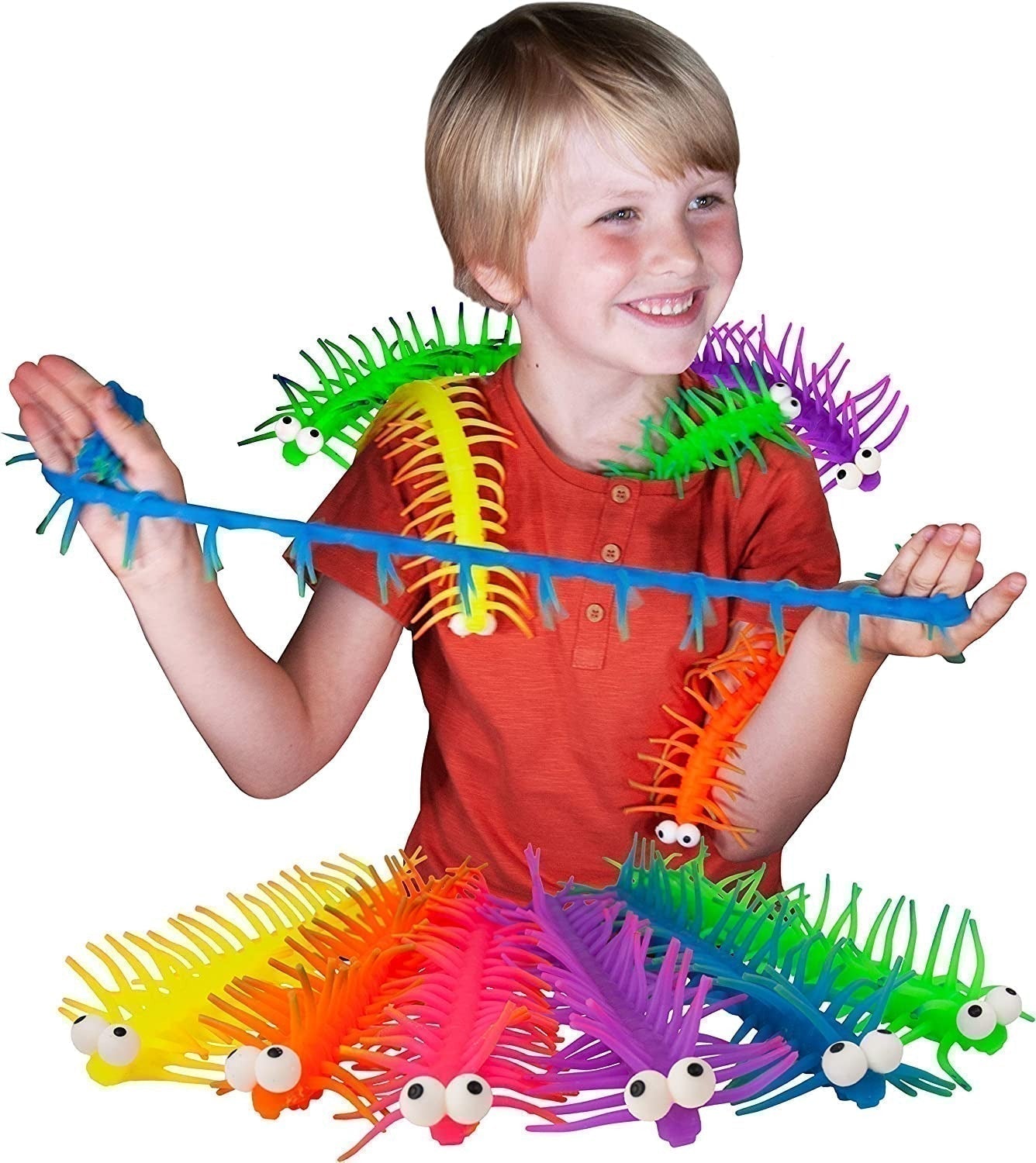 Centipede toy, tactile toys,tactile fidgets,tactile sensory toys,tactile toys,tactile toys autism,tactile,autism tactile toys,centipede toy,stretchy centipede,stretchy centipede toy, Centipede toy,Soft to touch and super stretchy colourful stretchy Centipede toy The Stretchy centipede stretches to longer lengths many times its standard size. Lovely and cute tactile centipede which is a tactile play delight and one which is very popular amongst children and adults. The Stretchy Centipede toy also responds ve