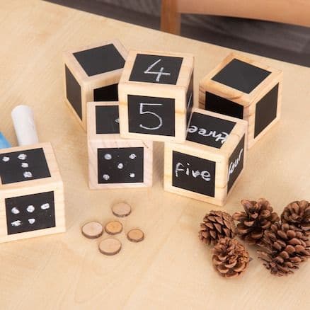 Chalk Wooden Cubes, Chalk Wooden Cubes,Chalk wooden stacking cubes,wooden stacking cubes, traditional wooden toys,childrens wooden toys,durable wooden toys,educational wooden toys, Chalk Wooden Cubes,This 6 piece Chalk Wooden Cubes set has a chalkboard surface each side of the cubes. Each Chalk Wooden Cube measures 7 x 7cm making it easy to grip and manipulate. Ideal for encouraging mark making or using for early number recognition. The possibilities are endless as each faceThis 6 piece Chalk Wooden Cubes s