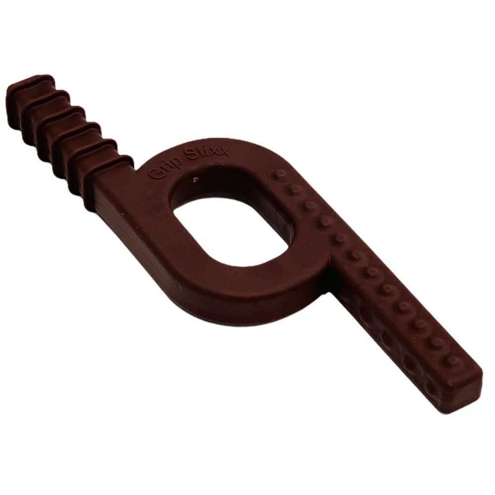 Chew Stixx Gripper Chocolate, Chew Stixx Gripper Chocolate,Chew Stixx Gripper,chew toys for special needs,autism chew toys, Chew Stixx Gripper Chocolate,Chew Stixx provide a safe and bacteria free alternative for children who chew on shirts, pencils, fingers, etc. The Chew Stixx Gripper Chocolate has a delicious chocolate flavour. Chew Stixx combines multiple food simulating textures into one cost-effective chew Due to the alternating textures of this product, it isChew Stixx provide a safe and bacteria fre