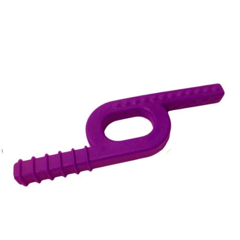 Chew Stixx Gripper Grape, Chew Stixx Gripper Purple Grape,Chew Stixx Gripper,chew toys for special needs,autism chew toys, Chew Stixx Gripper Grape,Chew Stixx provide a safe and bacteria free alternative for children who chew on shirts, pencils, fingers, etc. The Chew Stixx Gripper Grape comes with a delightful Grape scented aroma to promote calming and relaxation. Chew Stixx Gripper Grape combines multiple food simulating textures into one cost-effective chew Due,Chew Stixx Gripper GrapeChew Stixx provide 