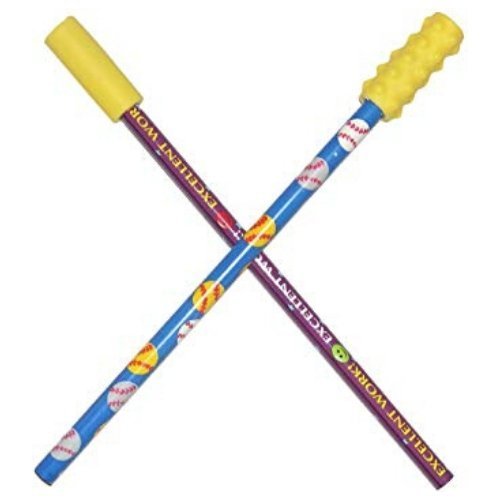 Chew Stixx Pencil Topper Pack of 2, Chew Stixx Pencil Topper Pack of 2,Chew Stixx Pencil Topper Pack of 2,Special needs chew pencil toppers, Chew Stixx Pencil Topper Pack of 2,Chew Stixx Pencil Toppers defeat destructive oral motor grinding, lessen anxiety, improve attention/concentration, and are excellent for use in therapy or school. If your child bites, chews, or grinds, give them something safe to chew on. The Chew Stixx Pencil Topper fits on any number 2 pencil, decreases lead exposure,Chew Stixx Penc