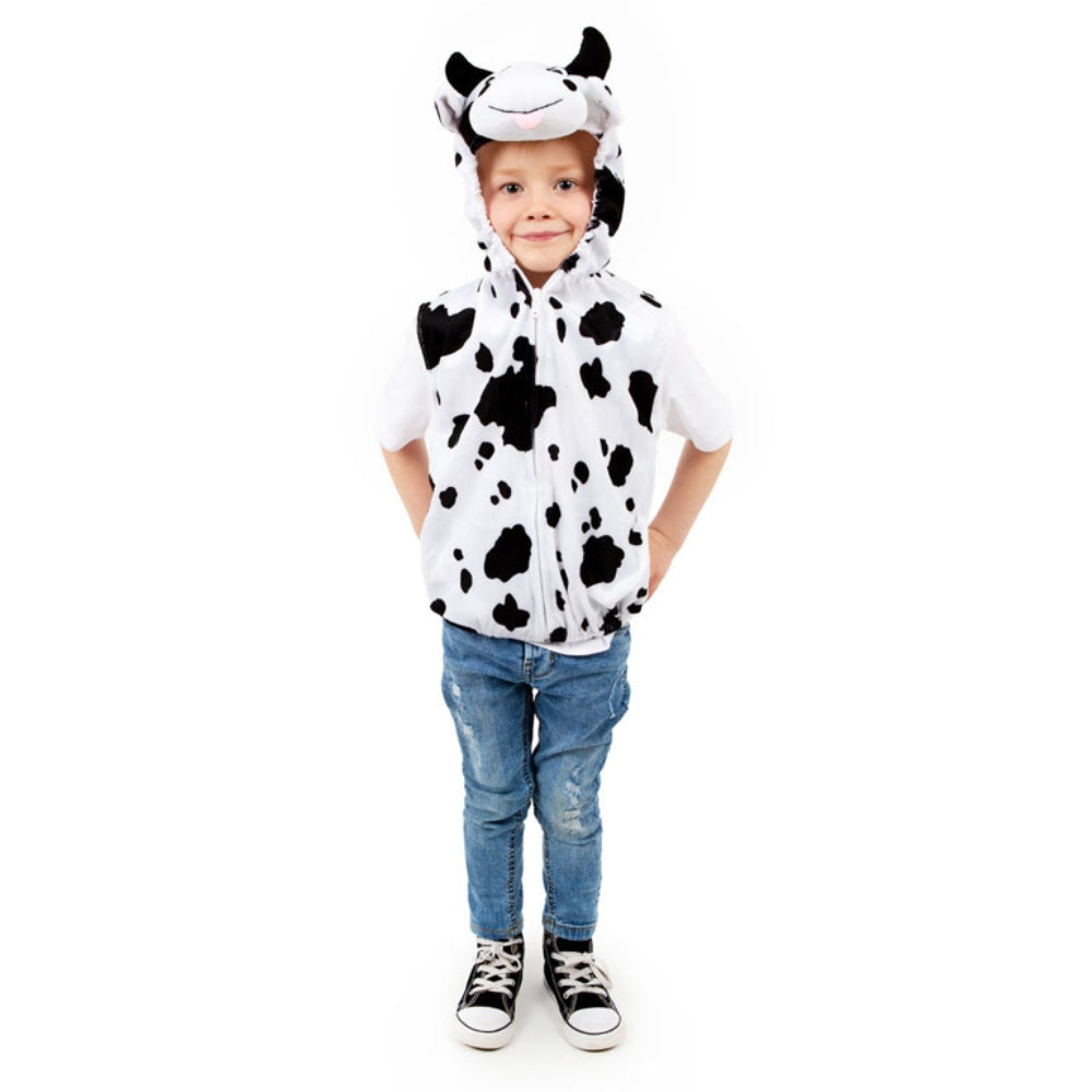 Childrens Cow Zip Top Costume, Childrens Cow Zip Top Costume,Childrens Dressing up costumes,dressing up toys,dressing up cloaks, Childrens Cow Zip Top Costume,Kids Cow Costume – Fun and Durable Farmyard Fancy Dress Let your child embrace the fun of role-play with this delightful Cow Costume. Whether it’s for a farmyard theme, school play, or just a day of creative play at home, this costume is the perfect choice for kids whoKids Cow Costume – Fun and Durable Farmyard Fancy Dress Let your child embrace the f