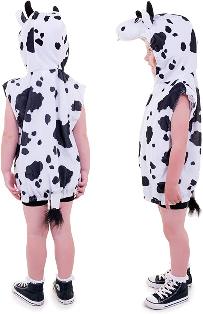 Childrens Cow Zip Top Costume, Childrens Cow Zip Top Costume,Childrens Dressing up costumes,dressing up toys,dressing up cloaks, Childrens Cow Zip Top Costume,Kids Cow Costume – Fun and Durable Farmyard Fancy Dress Let your child embrace the fun of role-play with this delightful Cow Costume. Whether it’s for a farmyard theme, school play, or just a day of creative play at home, this costume is the perfect choice for kids whoKids Cow Costume – Fun and Durable Farmyard Fancy Dress Let your child embrace the f