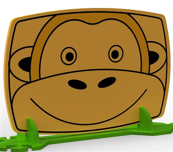 Children's Nursery Room Divider Play Panel - Monkey, Copy of Copy of Children's Nursery Room Divider Play Panel - Monkey,Classroom room divider,classroom dividers,classroom partitions, Children's Nursery Room Divider Play Panel - Monkey,The Monkey Themed Nursery Room Divider Play Panel: Promoting Creative Learning The Monkey Themed Nursery Room Divider Play Panel is an engaging addition to your educational space, designed to inspire young learners and promote creative play. Here's more about this delightful