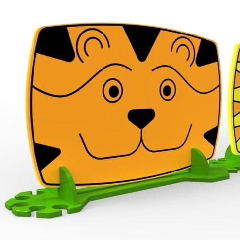 Children's Nursery Room Divider Play Panel - Tiger, Children's Nursery Room Divider Play Panel - Tiger,Classroom room divider,classroom dividers,classroom partitions, Children's Nursery Room Divider Play Panel - Tiger,The Tiger Nursery Room Divider Play Panel is part of our premium range of wooden room dividers. The playful design features a friendly tiger in bright and bold colours that will capture the attention of young children. The classroom divider panel is easy to clean, making it perfect for use in 