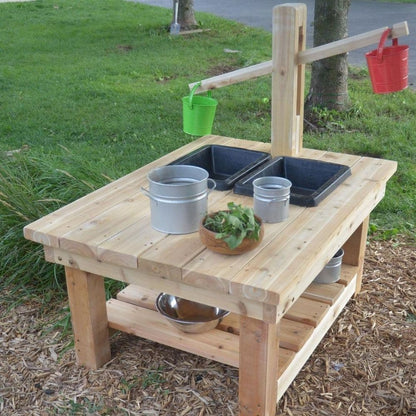 Childrens Wooden Water Outdoor Play Unit, Water Play Unit,Sand and Water Station,Leave Me Outdoors playground equipment storage,playground storage equipment,outdoor wooden storage, Childrens Wooden Water Outdoor Play Unit,The Children’s Wooden Weights and Scale Table is great for outdoor mathematical learning! The Children’s Wooden Weights and Scales Table is a robust, hard-wearing and educational resource. Removable wet play bowls and scales allow children to weigh andThe Children’s Wooden Weights and Scal