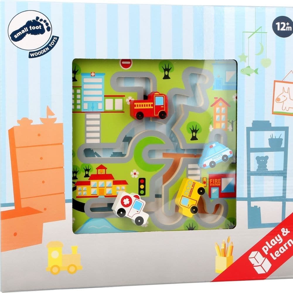 City Maze Puzzle, City Maze Puzzle,Smallfoot city maze puzzle,Wooden puzzle,toy puzzles,fine motor skills puzzle,Shape Maze Manipulative Wall Panel, City Maze Puzzle,City Maze Puzzle from Ooh la la!Introducing the City Maze Puzzle—an engaging and educational toy designed to challenge your child's logical thinking while providing hours of entertainment. This city-themed puzzle features essential buildings like the police station, hospital, fire station, and post office, along with t,City MazeCity Maze Puzzle