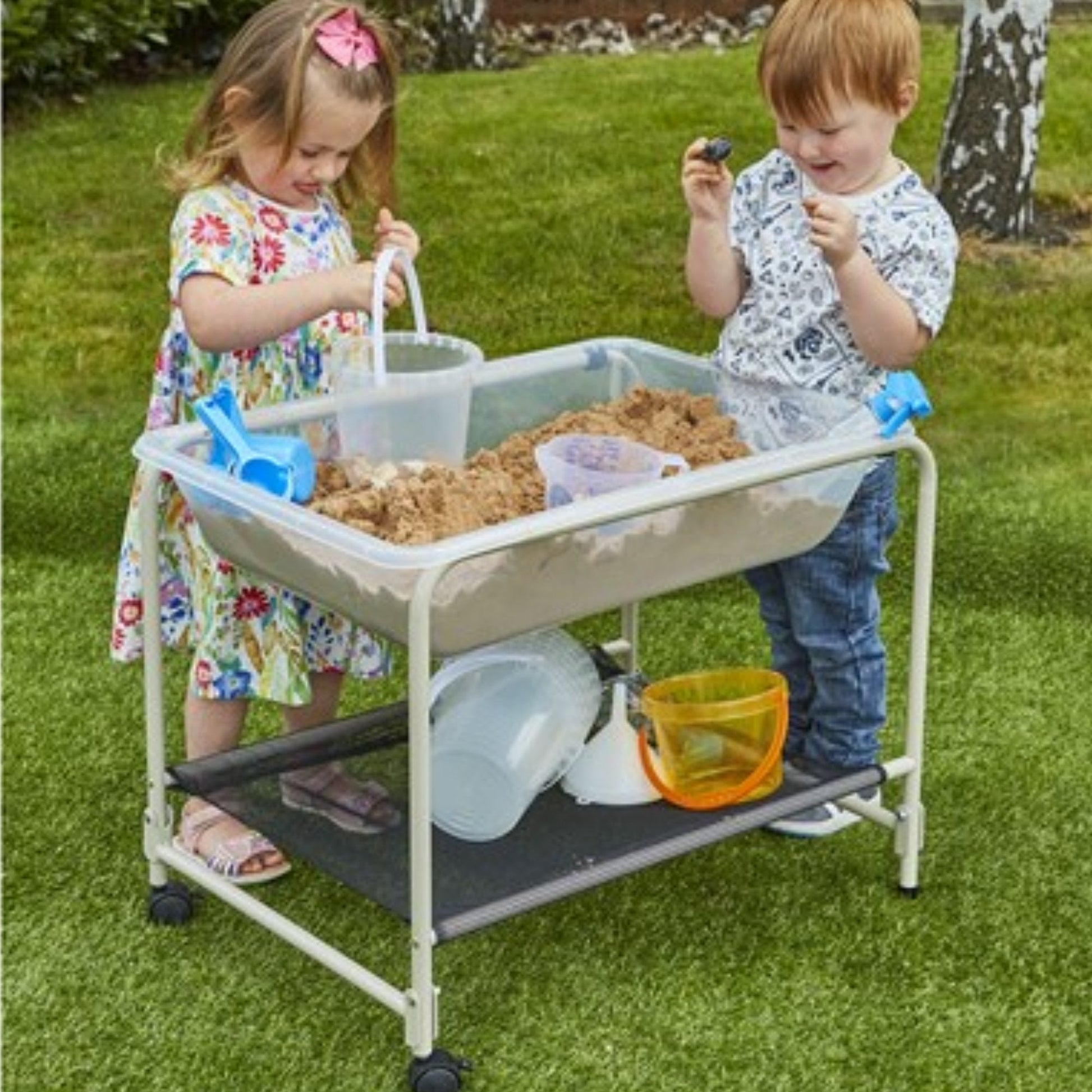 Clear Desktop Sand and Water Tray with Stand, Clear Desktop Sand and Water Tray with Stand,sand and water tray,childrens sand and water tray,portable sand and water table, Clear Desktop Sand and Water Tray with Stand,Introducing the Clear Desktop Sand & Water Tray with Folding Sturdy Steel Stand, the perfect addition to any classroom or play area. This versatile tray is designed for endless hours of sensory play and exploration.Crafted from sturdy plastic material,Introducing the Clear Desktop Sand & Water 