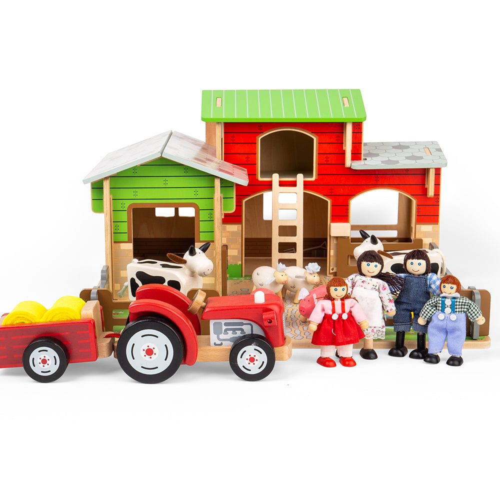 Cobblestone Farm Toy Bundle, Cobblestone Farm Toy Bundle,Wooden farm toys,Children's farm set,Wooden farm toys,farm toys,Children;'s farm toys, Cobblestone Farm Toy Bundle,Young farmers can round up their livestock and enjoy muddy fun with our exclusive Tidlo Cobblestone Farm Toy Bundle. Enjoy hours of pretend play with the included Cobblestone Farm, Farm Animals, Tractor & Trailer, and Farm Family. Made from high-quality, responsibly sourced materials, each farm toy in this small world ,Cobblestone Farm To