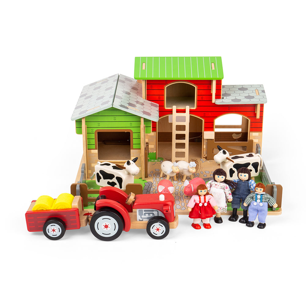 Cobblestone Farm Toy Bundle, Cobblestone Farm Toy Bundle,Wooden farm toys,Children's farm set,Wooden farm toys,farm toys,Children;'s farm toys, Cobblestone Farm Toy Bundle,Young farmers can round up their livestock and enjoy muddy fun with our exclusive Tidlo Cobblestone Farm Toy Bundle. Enjoy hours of pretend play with the included Cobblestone Farm, Farm Animals, Tractor & Trailer, and Farm Family. Made from high-quality, responsibly sourced materials, each farm toy in this small world ,Cobblestone Farm To