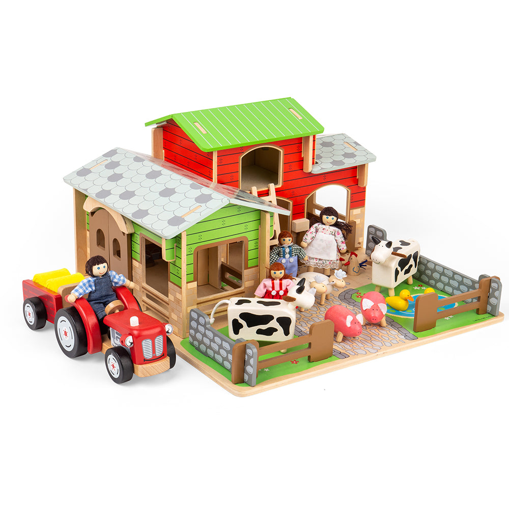 Cobblestone Farm Toy Bundle, Cobblestone Farm Toy Bundle,Wooden farm toys,Children's farm set,Wooden farm toys,farm toys,Children;'s farm toys, Cobblestone Farm Toy Bundle,Young farmers can round up their livestock and enjoy muddy fun with our exclusive Tidlo Cobblestone Farm Toy Bundle. Enjoy hours of pretend play with the included Cobblestone Farm, Farm Animals, Tractor & Trailer, and Farm Family. Made from high-quality, responsibly sourced materials, each farm toy in this small world ,Cobblestone Farm To