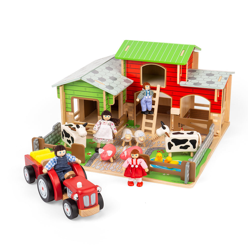 Cobblestone Farm Toy Bundle, Cobblestone Farm Toy Bundle,Wooden farm toys,Children's farm set,Wooden farm toys,farm toys,Children;'s farm toys, Cobblestone Farm Toy Bundle,Young farmers can round up their livestock and enjoy muddy fun with our exclusive Tidlo Cobblestone Farm Toy Bundle. Enjoy hours of pretend play with the included Cobblestone Farm, Farm Animals, Tractor & Trailer, and Farm Family. Made from high-quality, responsibly sourced materials, each farm toy in this small world ,Cobblestone Farm To