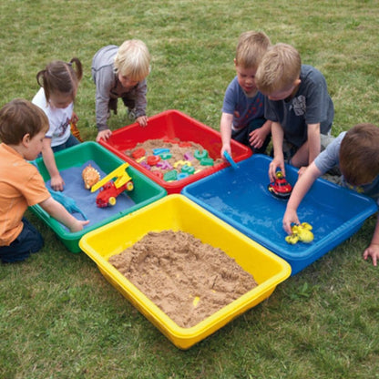 Coloured Desktop Sand and Water Tray Fun Pack Of 4, Desktop Sand and Water Tray Fun Pack Of 4,sand and water trays,childrens sand and water trays,sensory sand and water tray games, Coloured Desktop Sand and Water Tray Fun Pack Of 4,These stackable colour sand and water trays are ideal for children to create sand, water and messy play. The Colour sand and water trays are ideal for nurseries and classrooms with limited space. The Colour Sand & Water trays are easy to store awayThese stackable colour sand and 