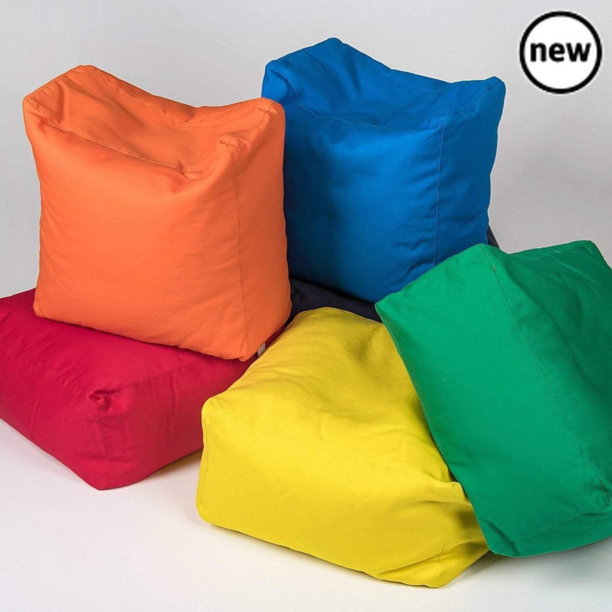 Cotton Square Poufs Set Of 12, Cotton Square Poufs Set Of 12,bean bag sensory chair,bean bag chair,sensory bean bag,school bean bag, Cotton Square Poufs Set Of 12,Introducing our set of Cotton Square Poufs – a versatile and vibrant addition to any space. This set includes 12 pouffes, featuring two in each color or as per your specific request, providing endless possibilities for creative and functional use. Specifications: Size: 40x40x20cm Fabric: 100% Cotton Filling: Polystyren,Cotton Square Poufs SetIntro