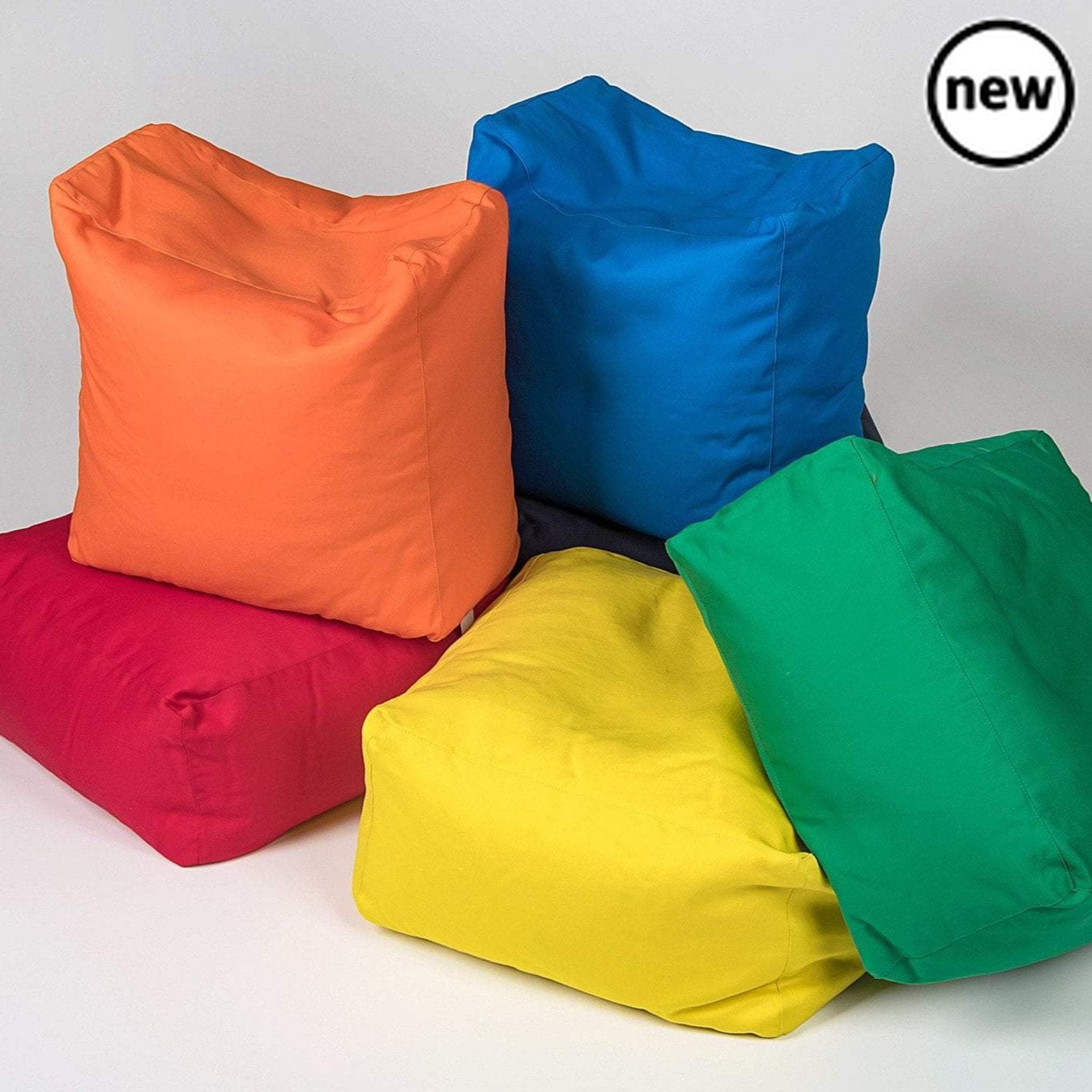 Cotton Square Poufs Set Of 12, Cotton Square Poufs Set Of 12,bean bag sensory chair,bean bag chair,sensory bean bag,school bean bag, Cotton Square Poufs Set Of 12,Introducing our set of Cotton Square Poufs – a versatile and vibrant addition to any space. This set includes 12 pouffes, featuring two in each color or as per your specific request, providing endless possibilities for creative and functional use. Specifications: Size: 40x40x20cm Fabric: 100% Cotton Filling: Polystyren,Cotton Square Poufs SetIntro