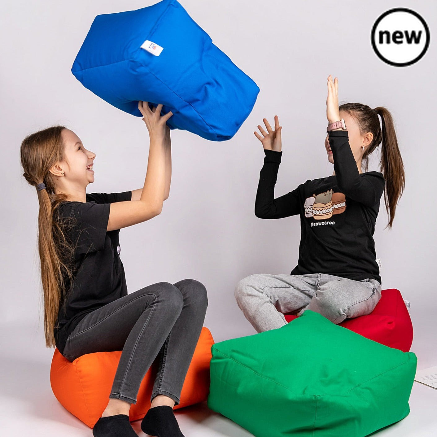 Cotton Square Poufs Set Of 12, Cotton Square Poufs Set Of 12,bean bag sensory chair,bean bag chair,sensory bean bag,school bean bag, Cotton Square Poufs Set Of 12,Introducing our set of Cotton Square Poufs – a versatile and vibrant addition to any space. This set includes 12 pouffes, featuring two in each color or as per your specific request, providing endless possibilities for creative and functional use. Specifications: Size: 40x40x20cm Fabric: 100% Cotton Filling: Polystyren,Cotton Square Poufs SetIntro