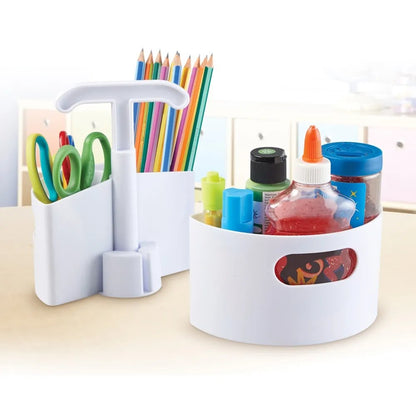 Create-a-Space Mini-Centre - White, Create-a-Space™ Mini-Centre - White, Classroom storage organiser, desk organiser, Create-a-Space Mini-Centre - White,Create-A-Space Mini-Centre (White) Keep your creative materials organised and portable with the Create-A-Space Mini-Centre in White! This compact and stylish storage solution is perfect for tidying, sorting, and storing maker materials in classrooms or at home.Create-A-Space Mini-Centre (White) Keep your creative materials organised and portable with the Cr