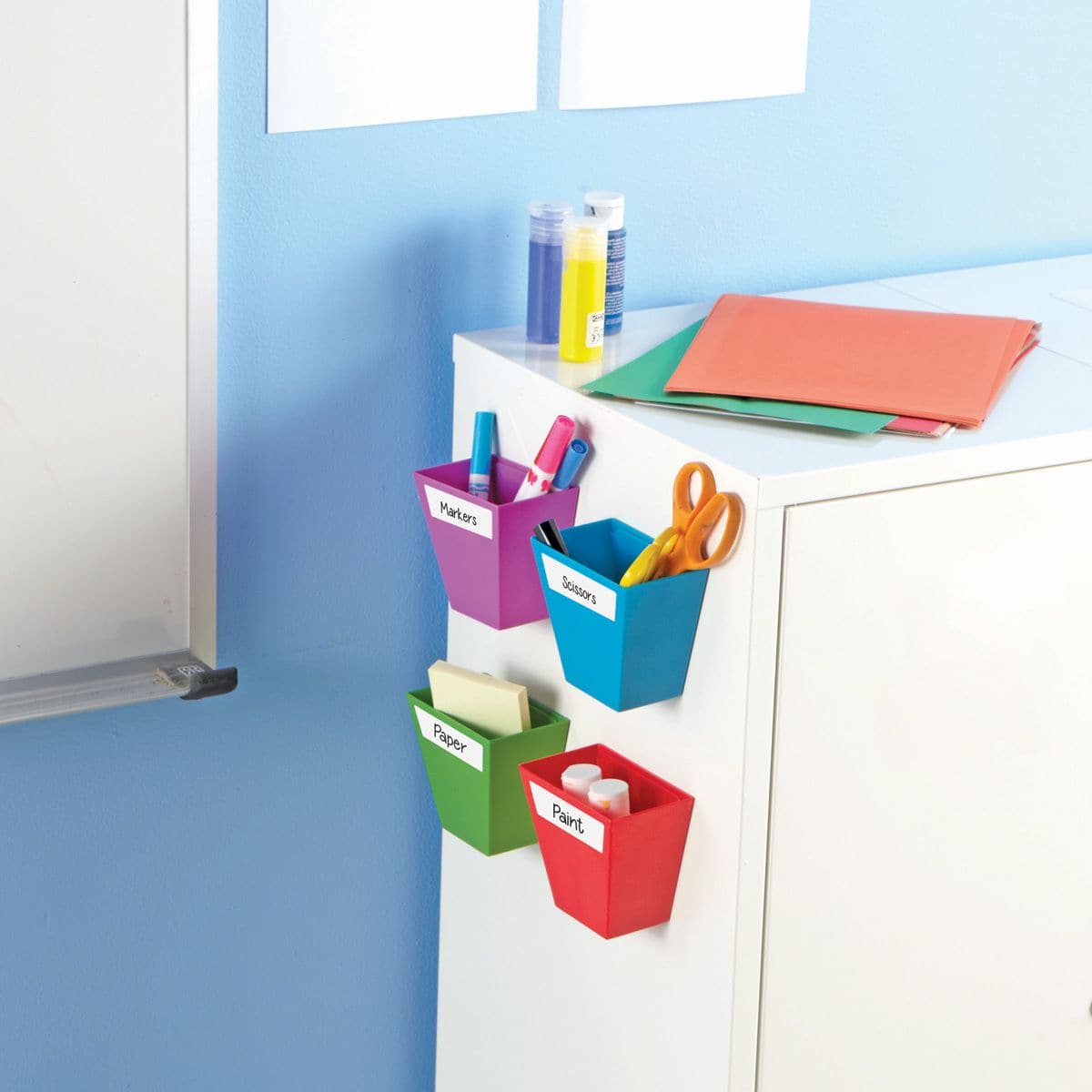 Create-a-Space Storage Bins, Create-a-Space Storage Bins,Classroom storage solutions,classroom storage ideas,classroom desk tidy,classroom pen tidy, Create-a-Space Storage Bins,The Create-a-Space Storage Bins are designed to stand on their own or attach to a magnetic surface, these storage bins are great for organising your pens, pencils, art supplies and more. The Learning Resources Magnetic Create-a-Space Storage Boxes has the following benefits Vibrant and modern design Ideal storage solut,Create-a-Space