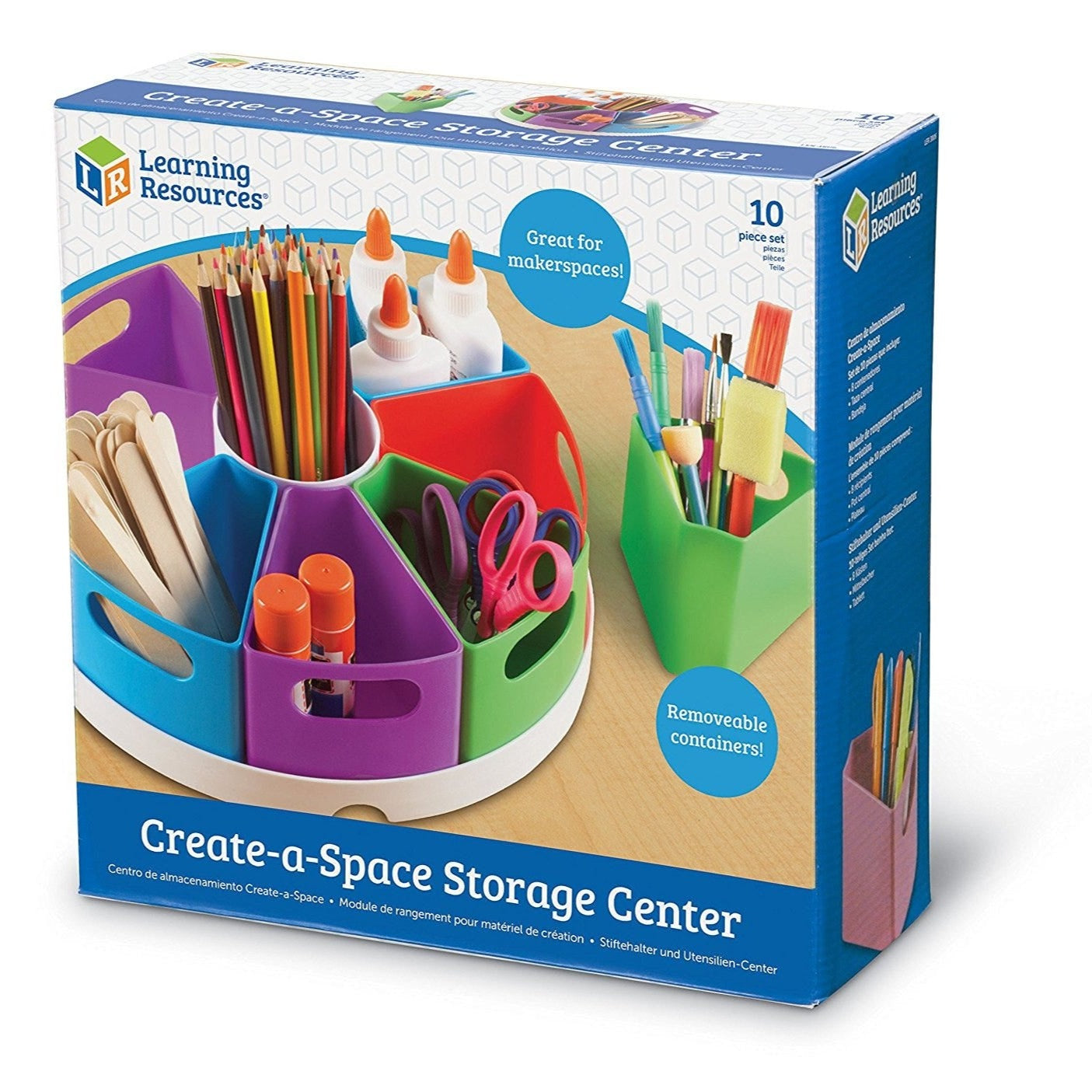 Create-a-Space Storage Centre, Create-a-Space Storage Centre,Classroom storage solutions,classroom storage ideas,classroom desk tidy,classroom pen tidy, Create-a-Space Storage Centre,The Create-a-Space Storage Centre allows you to organise your work area with this attractive and fresh looking storage centre. Ideal for keeping everyday tools such as pens, pencils and scissors tidy when not in use! Create-a-Space Storage Centre features nine storage areas. Eight colourful pots that fit in a circular ,Create-a