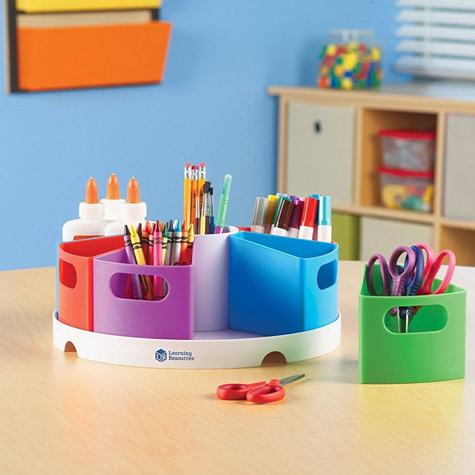 Create-a-Space Storage Centre, Create-a-Space Storage Centre,Classroom storage solutions,classroom storage ideas,classroom desk tidy,classroom pen tidy, Create-a-Space Storage Centre,The Create-a-Space Storage Centre allows you to organise your work area with this attractive and fresh looking storage centre. Ideal for keeping everyday tools such as pens, pencils and scissors tidy when not in use! Create-a-Space Storage Centre features nine storage areas. Eight colourful pots that fit in a circular ,Create-a