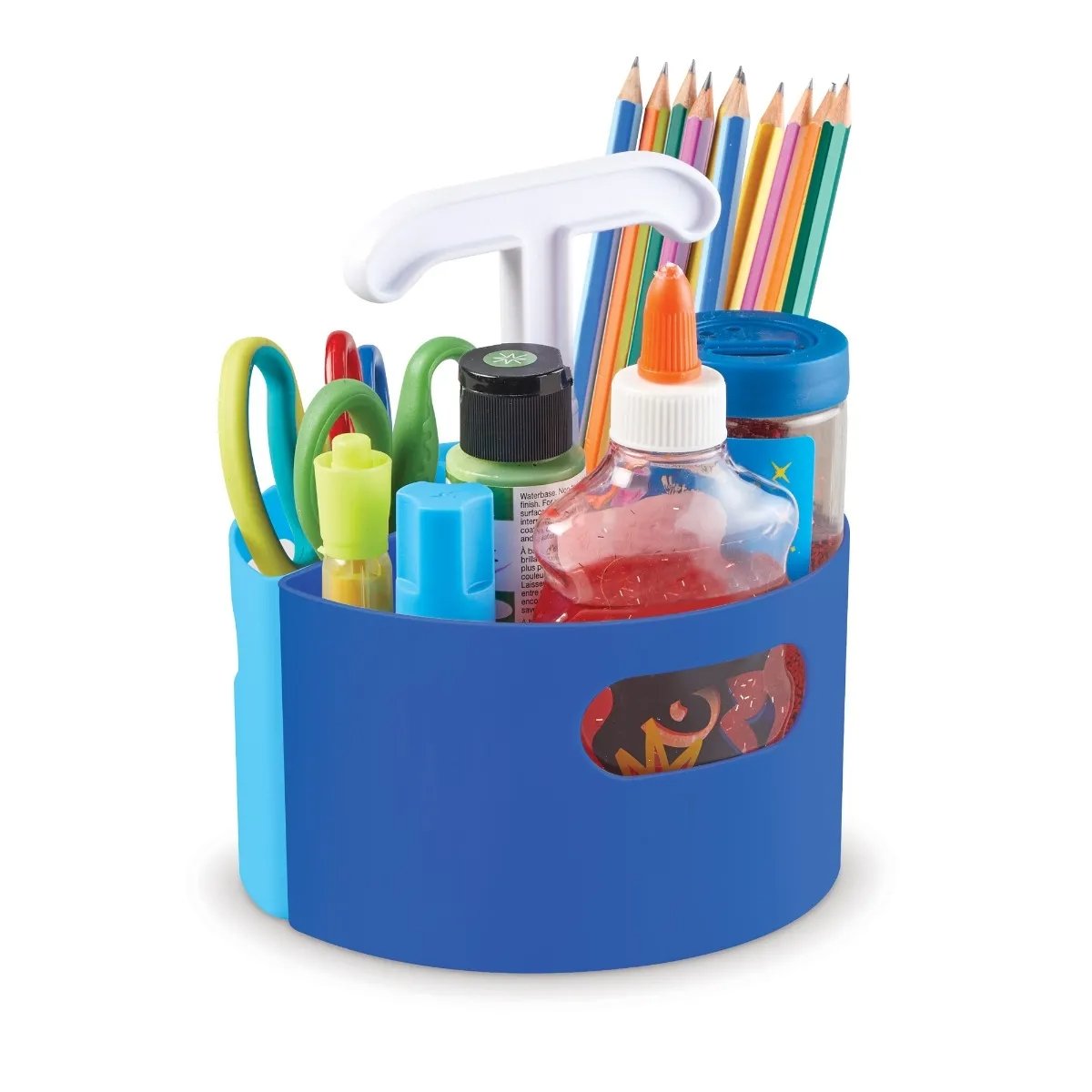 Create-a-Space™ Mini-Centre - Blue, Create-a-Space™ Mini-Centre - Blue, Desk top storage,classroom desk storage solutions, Create-a-Space™ Mini-Centre - Blue,Take creativity everywhere it takes you with a mini blue version of multicolour Create-A-Space Mini-Centre. Tidy, sort and store maker materials and move them wherever you need them.This easy-carry stationery storage organiser is ideal for classroom and home use.Three removable stationery storage compartments fit onto ,Create-a-Space™Take creativity ev