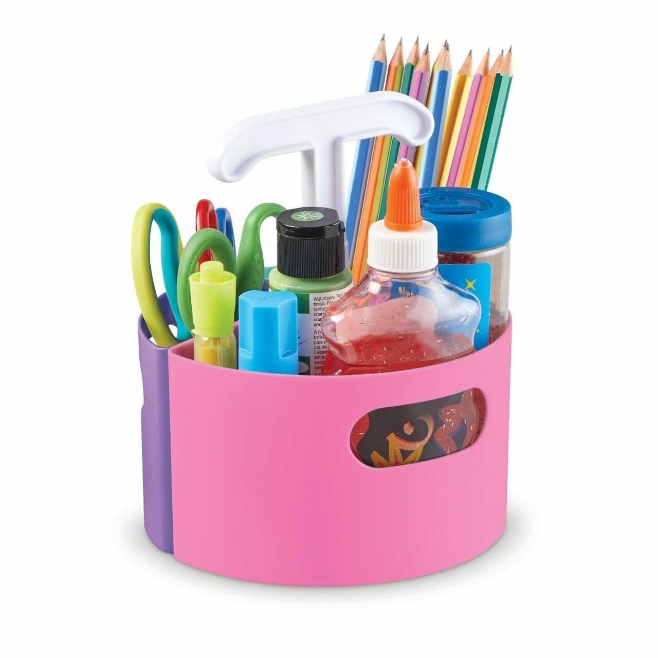 Create-a-Space™ Mini Centre - Pastel, Create-a-Space™ Mini Centre - Pastel,Classroom desk storage solutions, Create-a-Space™ Mini Centre - Pastel,Take creativity everywhere it takes you with a mini pastel version of multicolour Create-A-Space Mini-Centre. Tidy, sort and store maker materials and move them wherever you need them. This easy-carry stationery storage organiser is ideal for classroom and home use. Three removable stationery storage compartments fit o,Create-a-Space™Take creativity everywhere it 