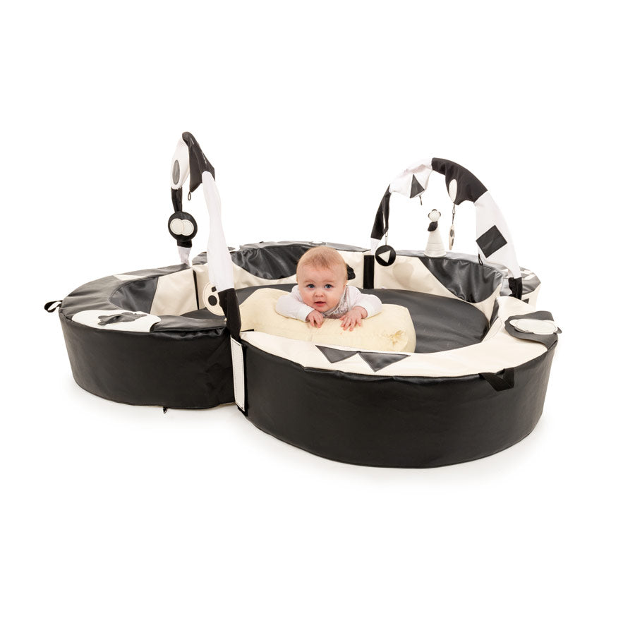 Crescent Ring Super Set Black and White, Crescent Ring Super Set Black and White, Baby sensory equipment, Baby Sensory Aldridge, Crescent Ring Super Set Black and White,The Crescent Ring Super Set is top of the range and designed to create a real impact with nursery staff, babies and their mothers. The Black and White colours are designed to aid early development of sight. It looks spectacular and has space for up to 5 babies. It is superbly designed to help with early development. It,Crescent RingThe Cresc