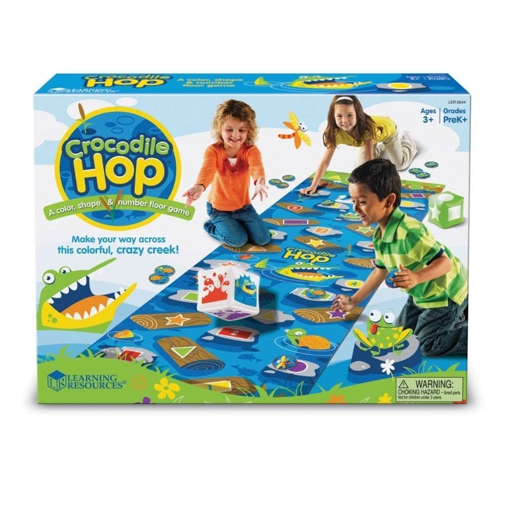 Crocodile Hop Early Skills Activity Set, Crocodile Hop Early Skills Activity Set,Learning Resources Crocodile Hop Early Skills Activity Set, Amazon Learning Resources, Crocodile Hop Early Skills Activity Set,Unleash the power of play and learning with the Crocodile Hop Early Skills Activity Set! Designed to captivate your child's imagination, this interactive game transports children to a magical river where they can hop from numbers to colours to shapes, all while evading the playful crocodiles below. Feat