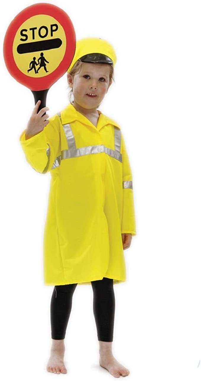 Crossing Patrol Officer Fancy Dress Set - 5-7 years, Crossing Patrol Officer Fancy Dress Set - 5-7 years,Lollipop Man costume,Lollipop lady costume,crossing patrol fancy dress, Crossing Patrol Officer Fancy Dress Set - 5-7 years,You can be assured of safe passage across the street with this well-crafted, premium kids Crossing Patrol Set that is made with authenticity, immersion and fun in mind!Let them get caught up in the moment of role play thanks to the detailing such as the florescent jacket’s reflectiv