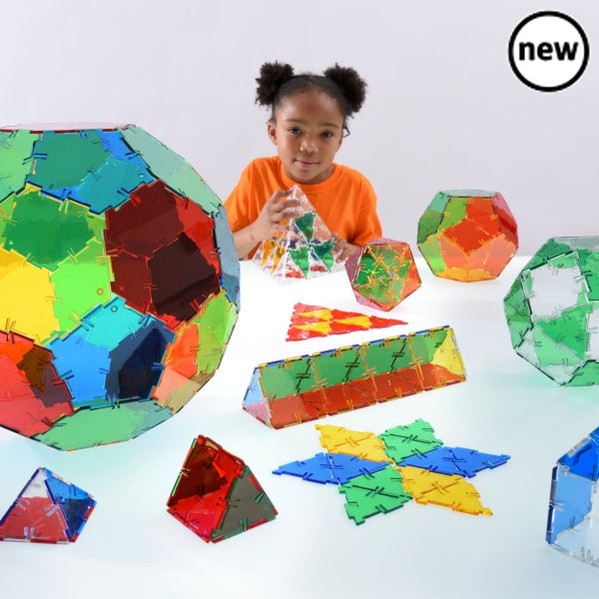 Crystal Polydron Basic Set, Crystal Polydron Basic Set,Polydron Resources,Polydron construction toys,Polydron, Crystal Polydron Basic Set,The Crystal Polydron Basic Set is a fantastic educational tool that helps children develop spatial awareness and creativity. With its 3 key shapes - squares, equilateral triangles, and pentagons - children can easily construct their first 2D and 3D shapes.This set is perfect for use on a light table or against a light ,Crystal Polydron Basic SetThe Crystal Polydron Basic 